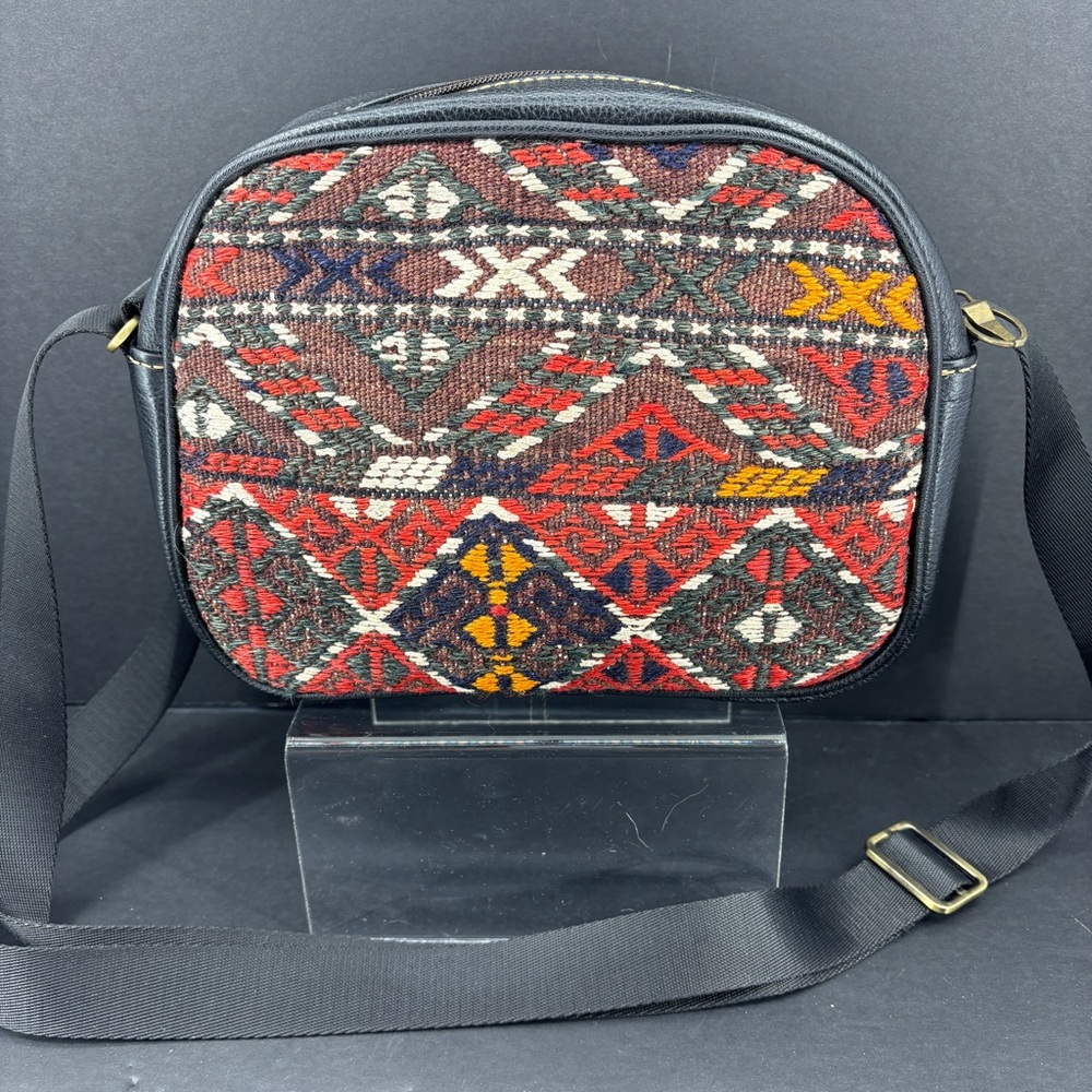 Turkish Hand Stitched‎ Embroidered Leather Purse